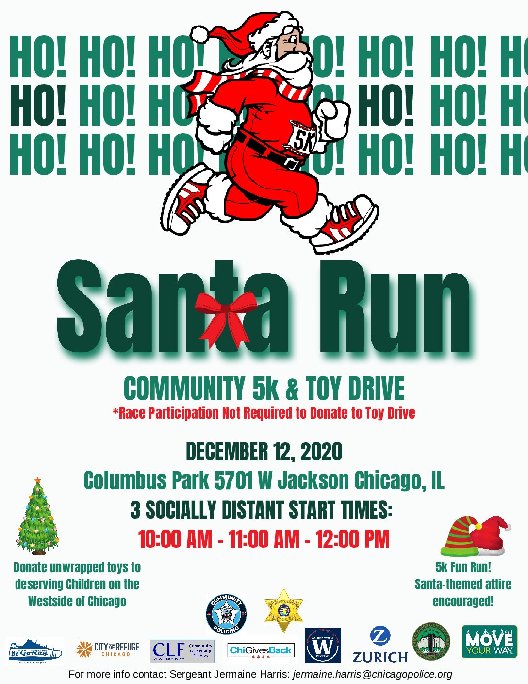 Santa Run Flyer